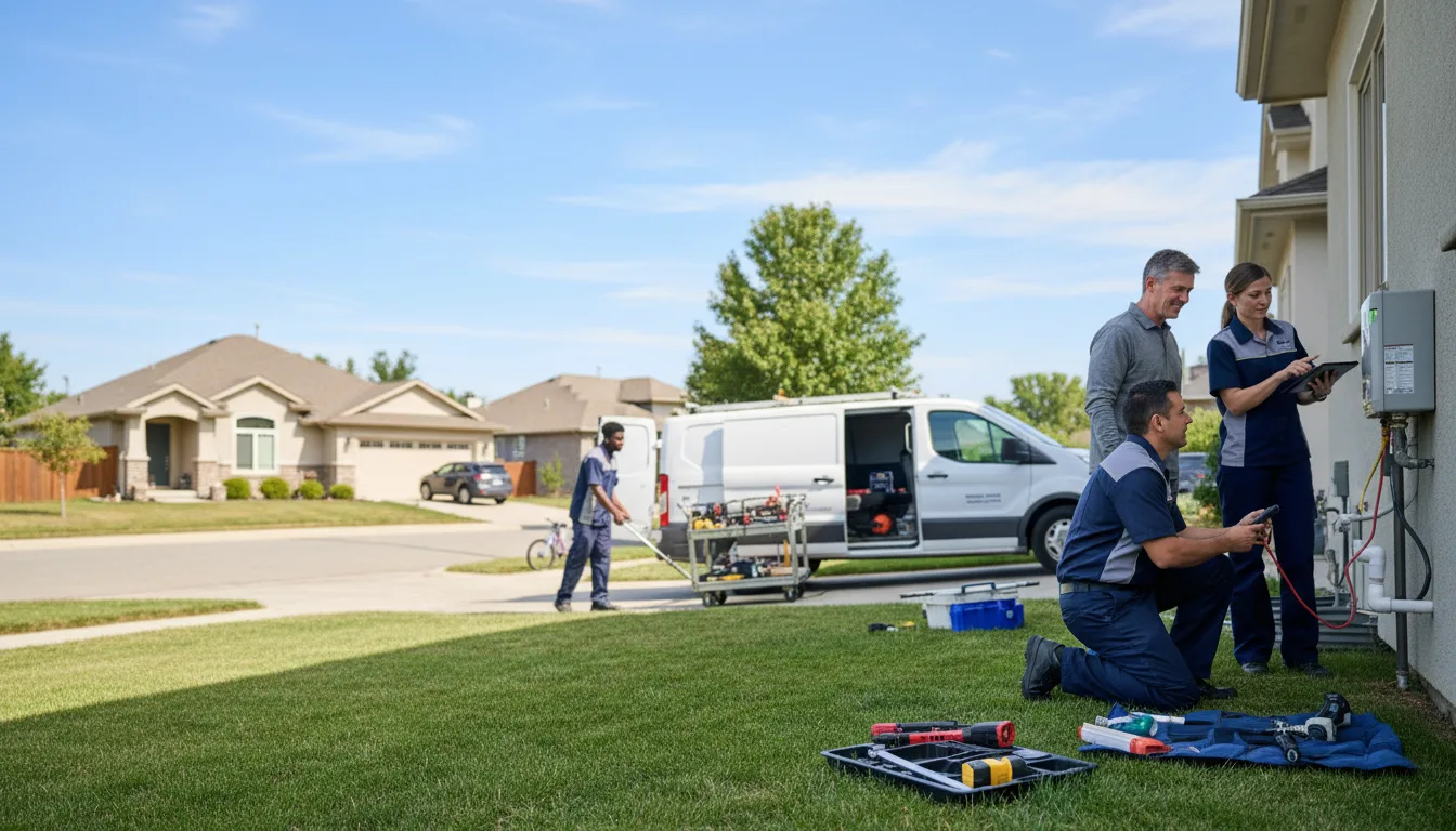 Tankless water heater service in Belfield, ND